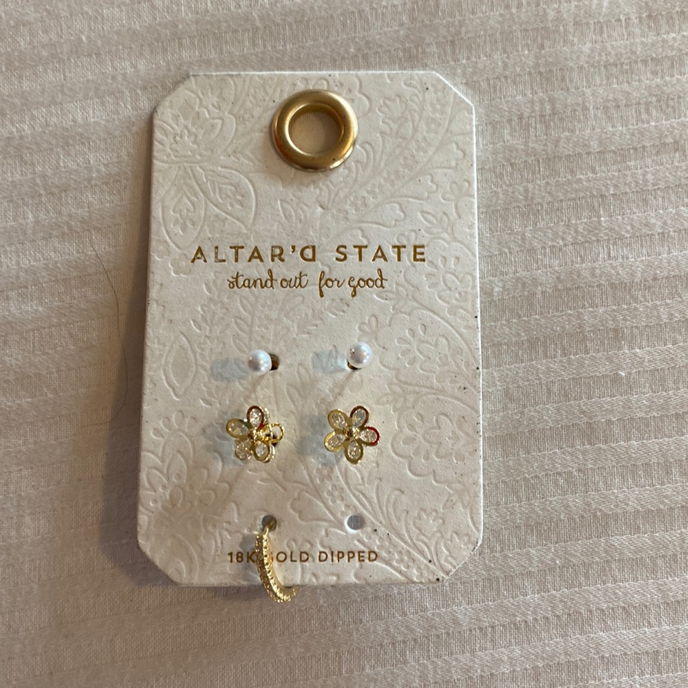 Brand new altar’d state earrings.